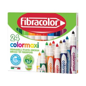 Fibracolor Bipunta Twin Tip Fiber Pen 12set